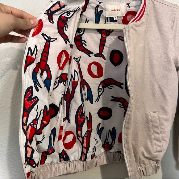 Catimini girls “chic” reversible jacket size 7Y - Picture 6 of 11